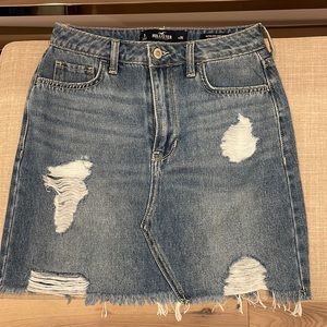 Hollister denim skirt